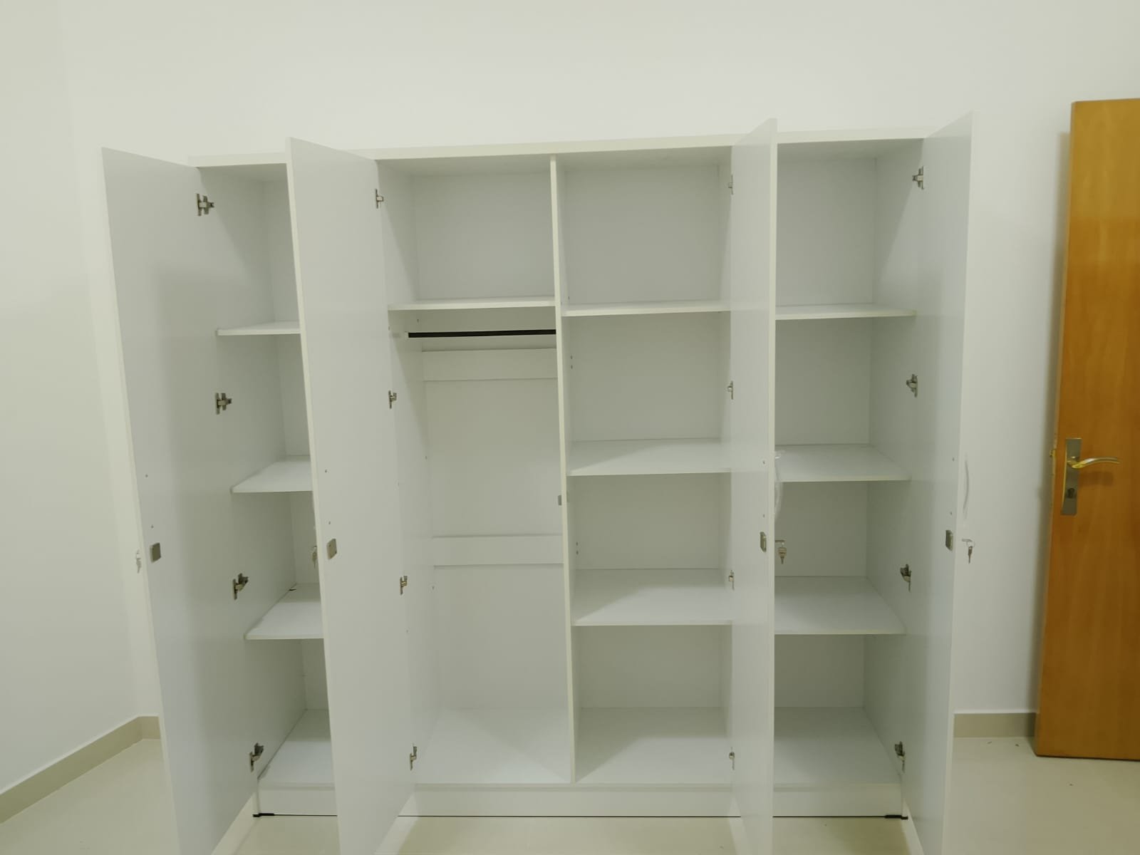 MAF 633 Wenge Wardrobe Side View – Brand Furniture Selling Dubai